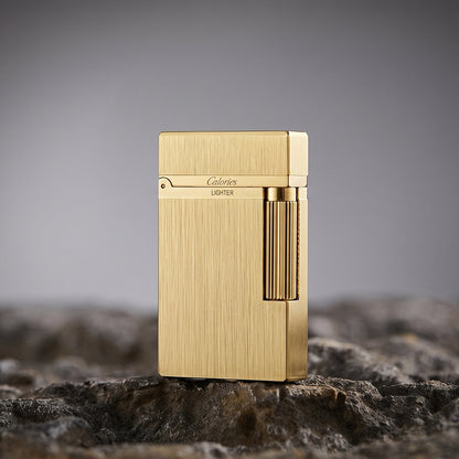 Calories Brushed Metal Lighter